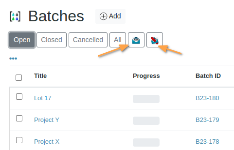 Batch Invoice state filters  in Bika Open Source LIMS