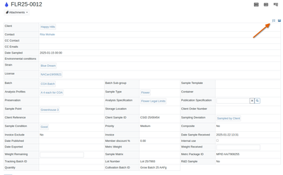 Cluttered Sample View in Bika Open Source LIMS
