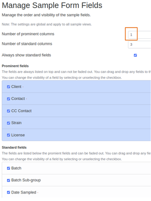 Manage Sample View page in Bika Open Source LIMS