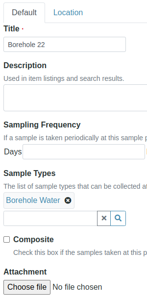 Clients Sample Point configuration in Bika Open Source LIMS