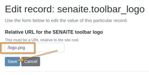 Edit Bika LIMS toolbar logo