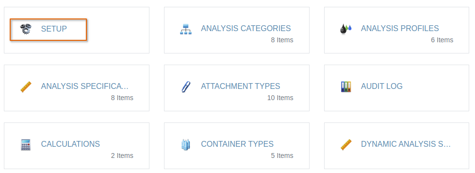Bika Open Source LIMS Setup pages