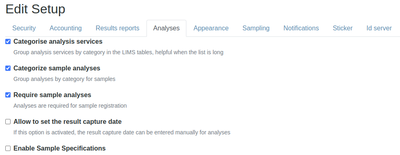 Global Setups in Bika Open Source LIMS