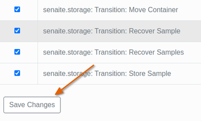 Save a Sample's permissions in Bika Open Source LIMS